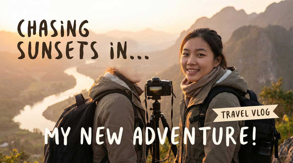 国产视频旅行vlog视频